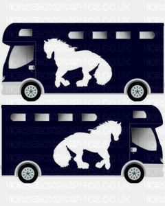 Horse Box Graphic - Horse Silhouette 1