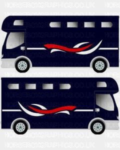 Horsebox Trailer Decorative Stripe Sticker 14