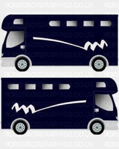 Horsebox Trailer Decorative Stripe Sticker 15
