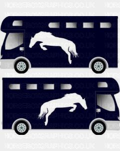 Horse Jumping Design Sticker 2