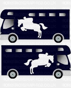Horse Jumping Design Sticker 5
