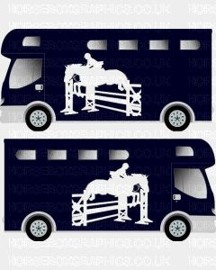 Horse Jumping Design Sticker 6