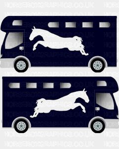 Horse Jumping Design Sticker 7