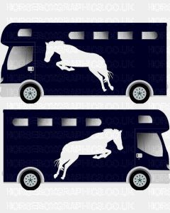 Horse Jumping Design Sticker 8
