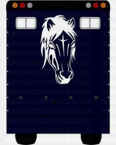 Horse Box Graphic  - Horses Head
