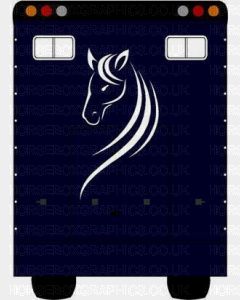 Horse Box Graphic  - Horses Head
