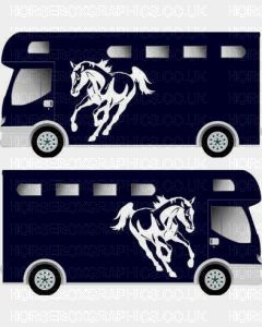 Horse Running Galloping Design Sticker 1