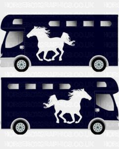 Horse Running Galloping Design Sticker 10