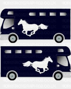 Horse Running Galloping Design Sticker 4