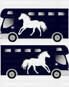 Horse Running Galloping Design Sticker 5