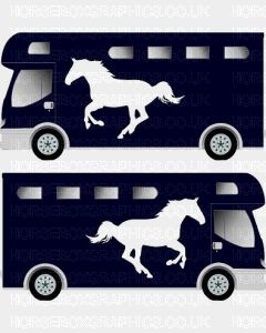 Horse Running Galloping Design Sticker 6