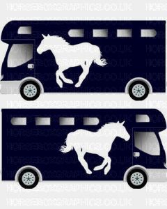 Horse Running Galloping Design Sticker 8