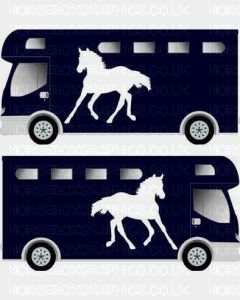 Horse Running Galloping Design Sticker 9