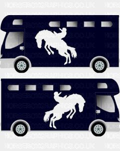 Sporting Horse Silhouette Sticker 6