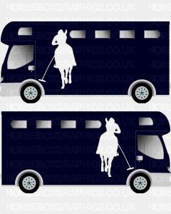 Sporting Horse Silhouette Sticker 1