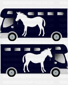 Horse Standing Grazing Silhouette Sticker 9