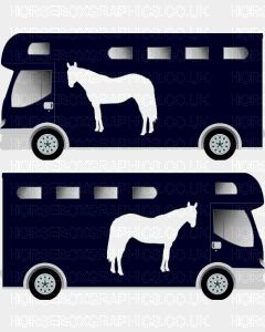 Trotting Walking Horse Silhouette Sticker 3