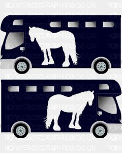 Trotting Walking Horse Silhouette Sticker 4