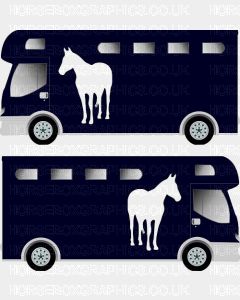 Horse Standing Grazing Silhouette Sticker 5