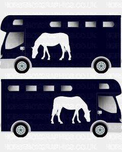 Trotting Walking Horse Silhouette Sticker 6