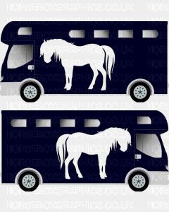 Trotting Walking Horse Silhouette Sticker 8