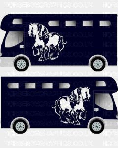 Trotting Walking Horse Silhouette Sticker 11