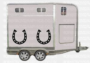Lucky Horse shoes Stickers