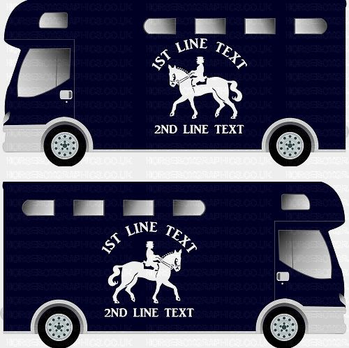Horses and Text Design Self Adhesive Sticker 21