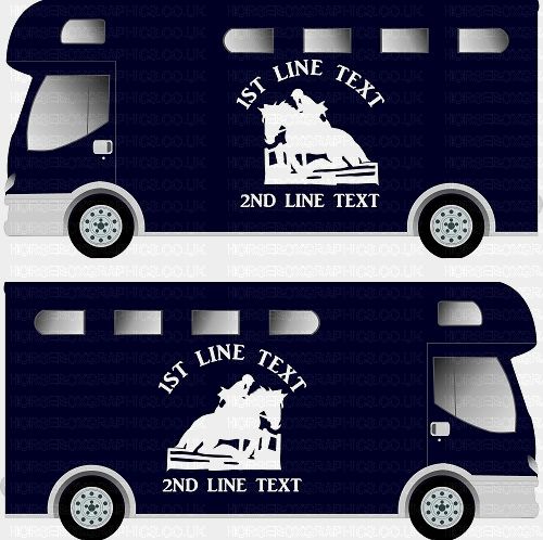 Horses and Text Design Self Adhesive Sticker 22