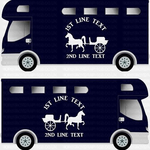 Horses and Text Design Self Adhesive Sticker 7