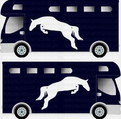 Horse Jumping Design Sticker 3