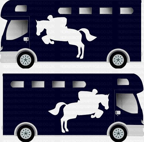 Horse Jumping Design Sticker 5