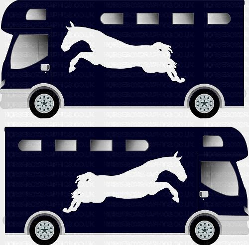 Horse Jumping Design Sticker 7