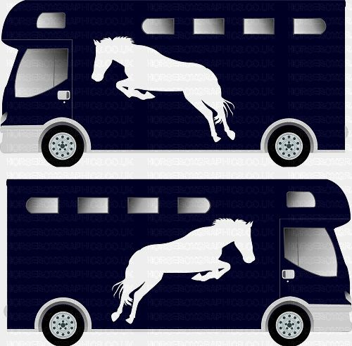 Horse Jumping Design Sticker 8