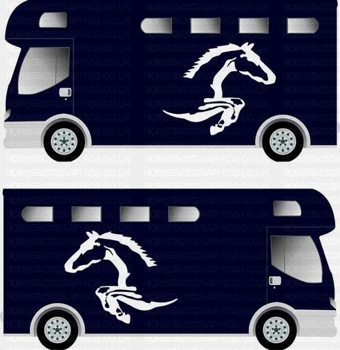 Horse Jumping Design Sticker 8