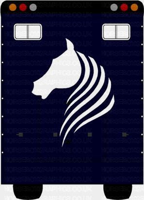 Horses Head Design 3 sticker decal graphic