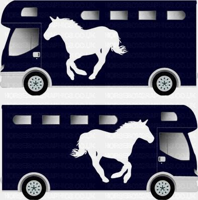 Horse Running Galloping Design Sticker 8