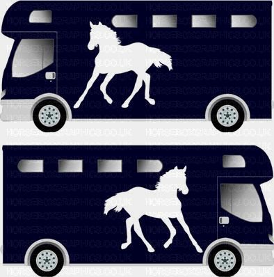 Horse Running Galloping Design Sticker 9