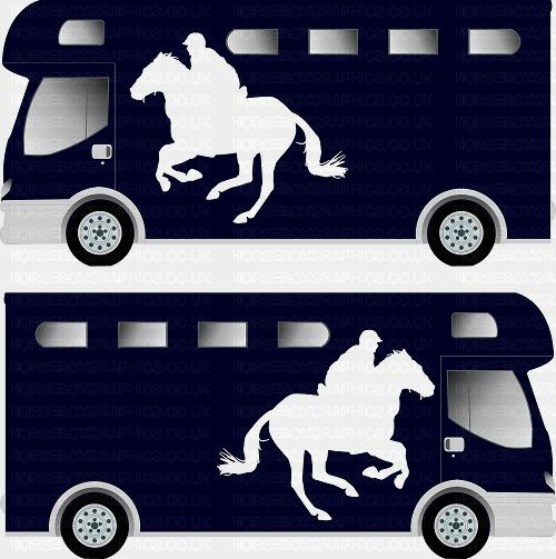 Sporting Horse Silhouette Sticker