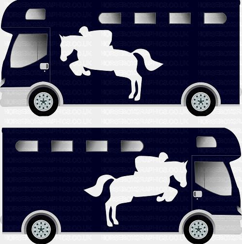 Sporting Horse Silhouette Sticker 2