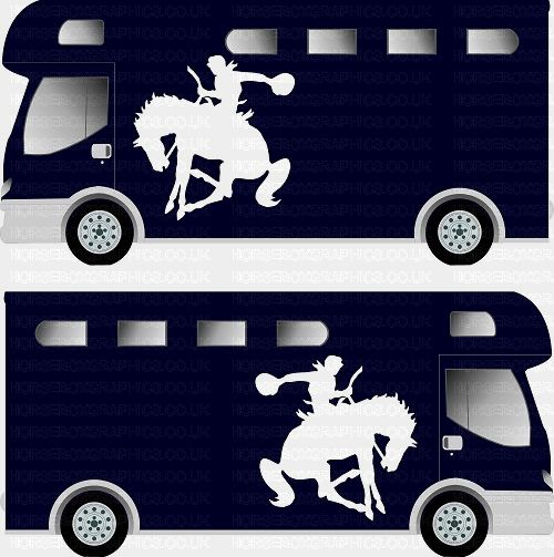 Sporting Horse Silhouette Sticker 4