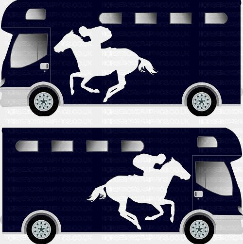 Sporting Horse Silhouette Sticker 7