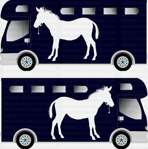 Horse Standing Grazing Silhouette Sticker 10