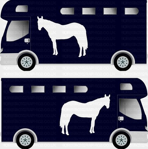 Horse Standing Grazing Silhouette Sticker 3