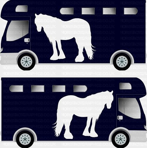 Horse Standing Grazing Silhouette Sticker 4