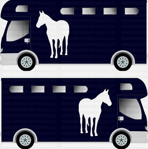 Horse Standing Grazing Silhouette Sticker 5