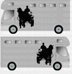 Horse and Carriage sticker Design 2