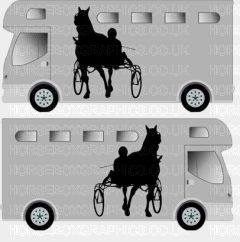 Horse and Carriage sticker Design 3