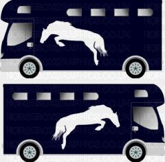 Horse Jumping Design Sticker 2