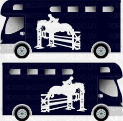 Horse Jumping Design Sticker 6